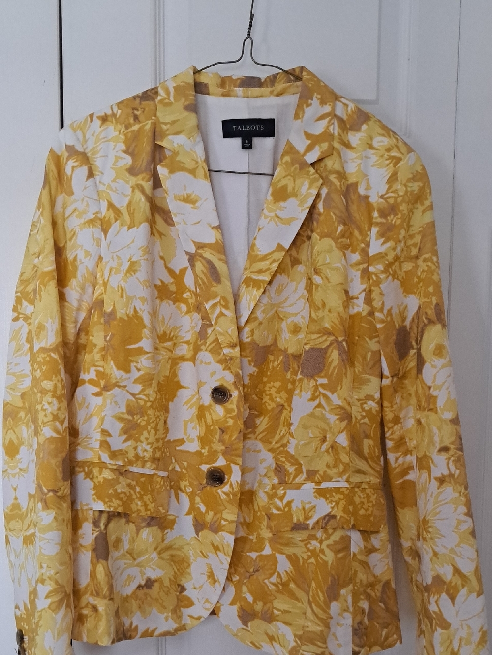 Talbots Floral Blazer - Picture 2 of 8